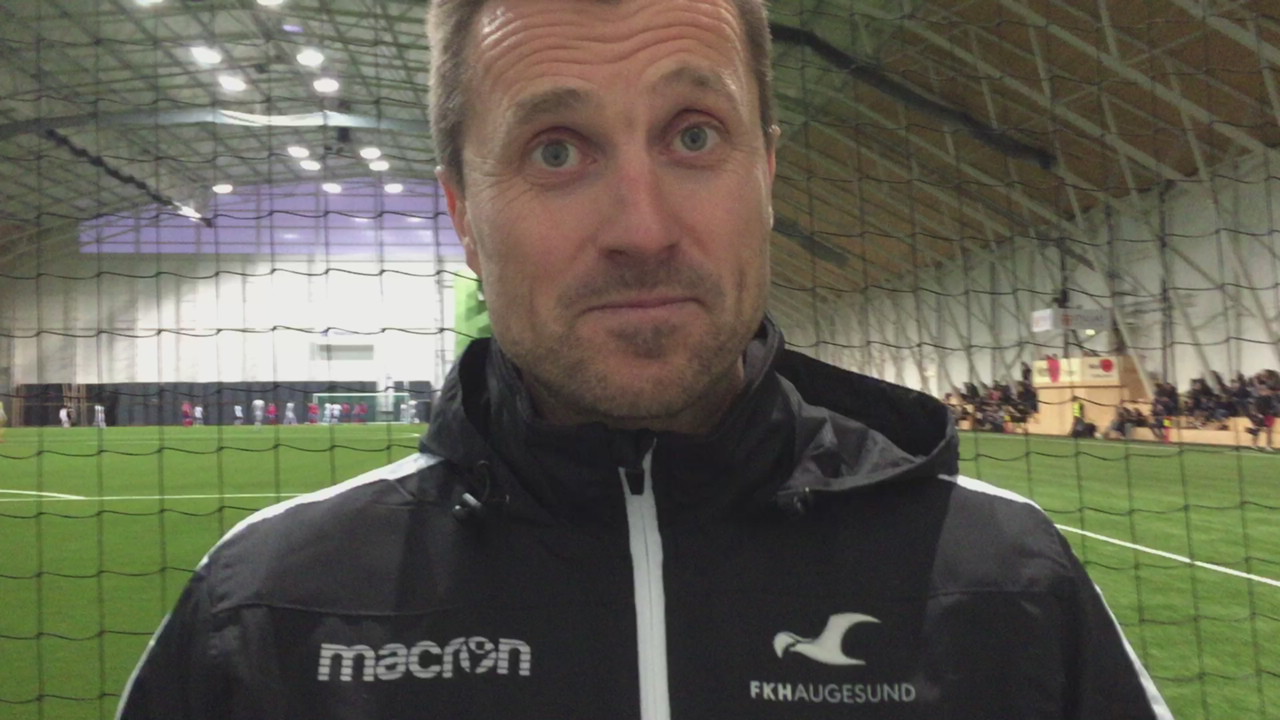 Horneland etter treningskamp mot Start.mov